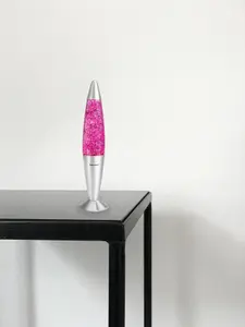 Innoteck 16" Soothing Motion Glitter Lamp - Pink Glitter, Pink Liquid