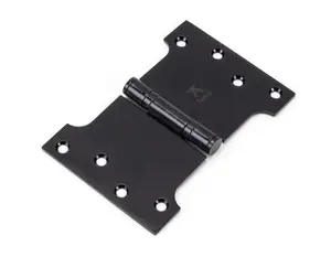 From The Anvil Black 4 Inch x 4 Inch x 6 Inch Parliament Hinge (pair) ss