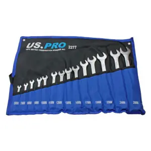 US PRO Tools 14 Piece Metric Combination Spanner Wrench Set 6 - 26MM 2277