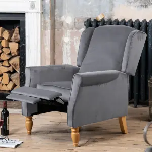 Barksdale Recliner Armchair - Grey