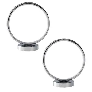 Set of 2 Hoop - Polished 10W LED Table Lamps (Set of 2)