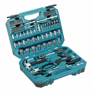 Makita E-10899 76 Piece Maintenance Kit Hand Tool Socket Set Wrench Plier Hammer