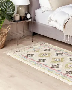 Jute Area Rug 80 x 150 cm Multicolour TERKOS