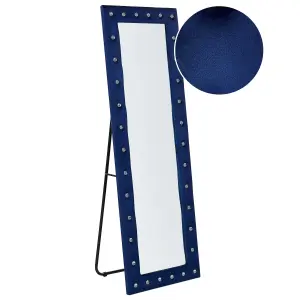 Standing Mirror ANSOUIS Velvet Navy Blue