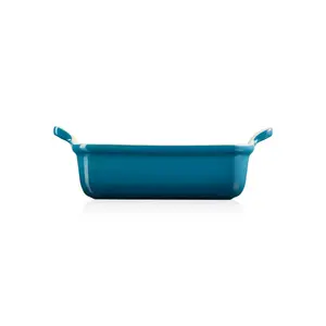 Le Creuset Stoneware Heritage Rectangular Dish Deep Teal / 19cm