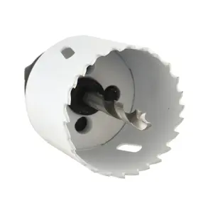 51mm HSS Hole Saw Holesaw Bi-Metal Blade Cutter Drill And Drill Adaptor Arbor