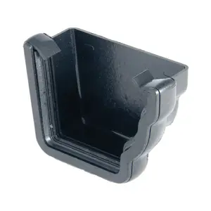 FloPlast Niagara Cast Iron Effect External Stopend Right Hand