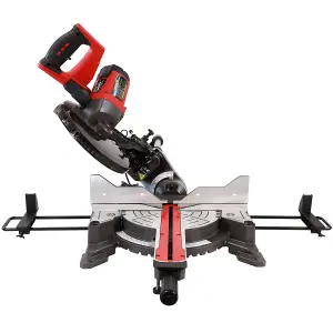 Excel 10" 255mm Sliding Mitre Saw Double Bevel 2000W/240V with Laser & Universal Wheel Stand