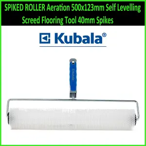 SPIKED ROLLER Aeration 500x123mm Self Levelling Screed Flooring Tool 40mm Spikes