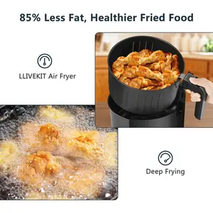 7 L Family Digital Touchscreen Air Fryer Black