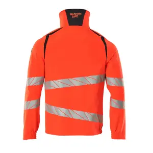 Mascot Accelerate Safe Ultimate Stretch Work Jacket (Hi-Vis Red/Dark Navy)  (Medium)