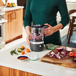 KitchenAid Charcoal Grey Cordless Food Chopper