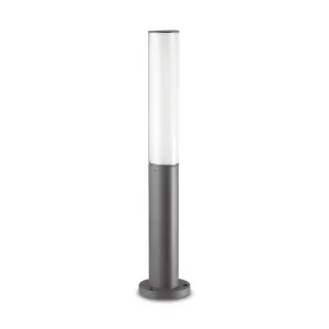 Luminosa Etere LED 1 Light Outdoor Bollard Light Anthracite IP44