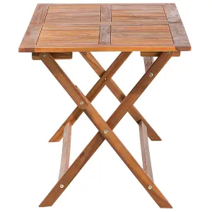 Garden Table Wood Dark Wood CENTO