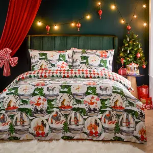 furn. Showtime Festive Duvet Set