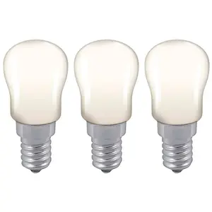 Crompton Lamps 15W Pygmy E14 Dimmable White (3 Pack)