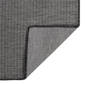 Outdoor Flatweave Rug 160x230 cm Grey