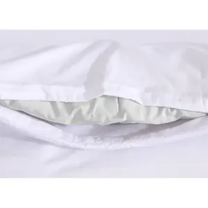 My Home Store Fridi Microfiber Reversible Duvet Cover Set Easy Care Non Iron Bedding Sets White / Single Duvet Cover + 1 Standard Pillowcase