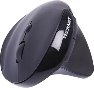 TECKNET Ergonomic Wireless Mouse, Black