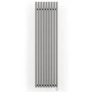 Terma 230V 1kW Salt n Pepper Smart Vertical Oil-filled radiator