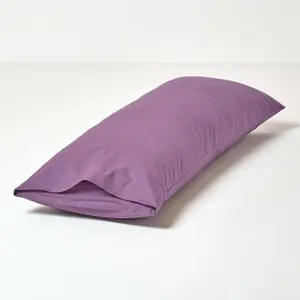 Homescapes Grape Egyptian Cotton Housewife Body Pillowcase 200 TC