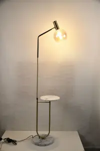 Lighting123 Margo Floor Lamp E27 Bulb Cap for Living Room Bedroom Office