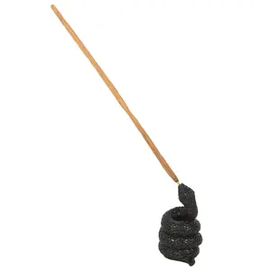 Something Different Snake Incense Holder Black (One Size)