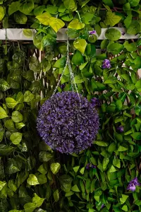 Vivid Violet Topiary Flower Ball