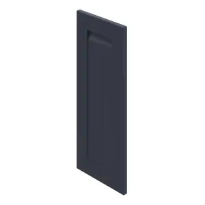 GoodHome Garcinia Integrated handle Matt navy blue Shaker Highline Cabinet door (W)300mm (H)715mm (T)20mm