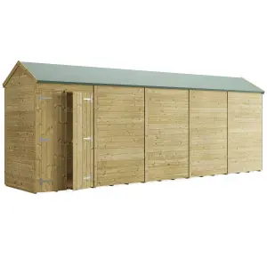 BillyOh Switch Tongue and Groove Apex Wooden Shed - 20x4 Windowless - 15mm Thickness