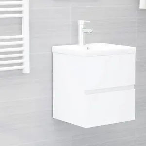 Berkfield Sink Cabinet White 41x38.5x45 cm Engineered Wood