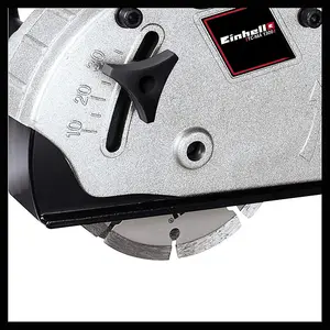 Einhell Wall Liner Chaser 125mm 1320W Includes 2x Diamond Cutting Discs And Carry Case Drag Cut Softstart - TC-MA 1300