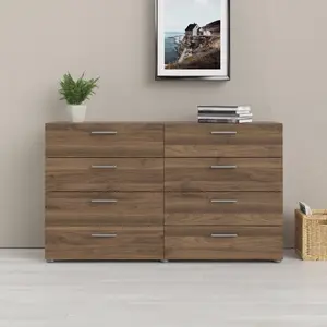 Otho 8 Drawers Chest Walnut