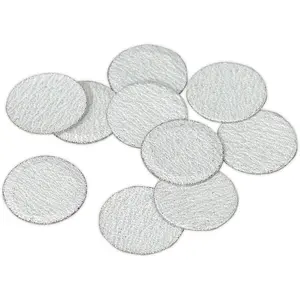 High-Quality 75mm Hook & Loop Mini Sanding Discs - 80 Grit Aluminium Oxide - 10 Pack