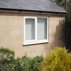 Lacerta Double glazed Window LH Side Hung Next to a Fixed White Obscure Glazed 1190 x 1190mm