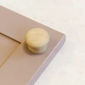 40mm Diameter Sanded Birch Cabinet Knob