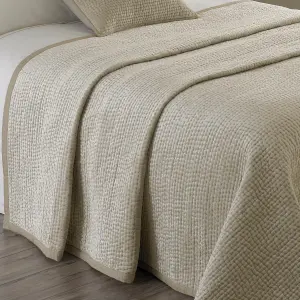 Paoletti Brooklands Quilted Cotton Heavyweight Bedspread