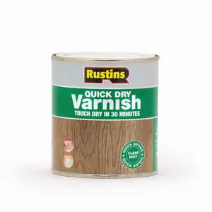 Rustins Quick Dry Varnish Matt - Clear 500ml