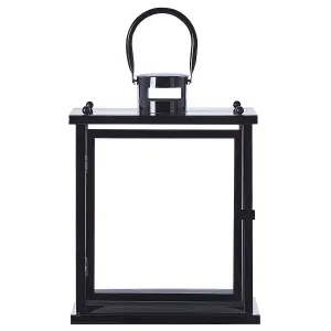 Beliani Modern Lantern TENERIFE Metal Black