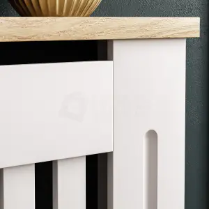 Vida Designs Arlington Extra Large White MDF Radiator Cover