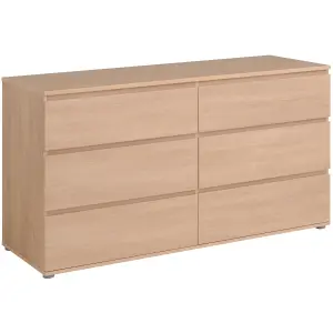 PARISOT NEO 6 DRAWER CHEST Brooklyn Oak