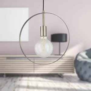 First Choice Lighting Hailey Brushed Gold Ceiling Light