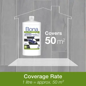 Bona Laminate, stone & tile Floor polish, 1L Bottle