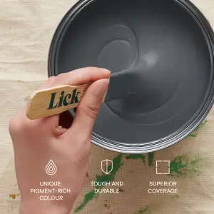 Lick Black 01 Matt Emulsion paint, 2.5L