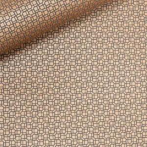 Copper Mosaic Pattern Wallpaper Geometric Smooth Bronze Shimmer Paste The Wall