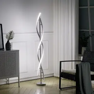 60W Modern Foot Switch LED Living Room Floor Lamp Floor Light White Light 150 cm