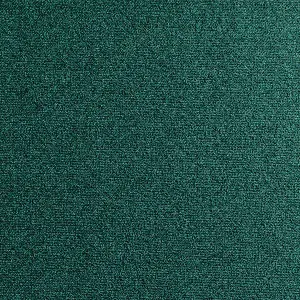 Colours Dark green Loop Carpet tile, (L)500mm