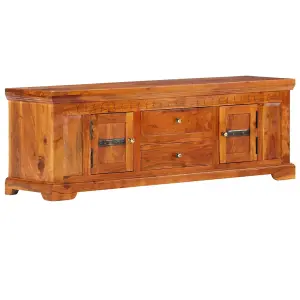 Berkfield TV Cabinet 119x30x40 cm Solid Acacia Wood