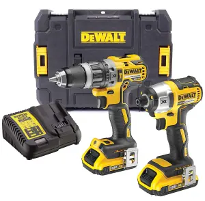 Dewalt DCK266D2T 18v Brushless DCD796 Combi Drill DCF887 Impact Driver 2 x 2.0ah