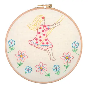 SUMMER DAYS - Embroidery Kit with Hoop: Summer Days - Anchor